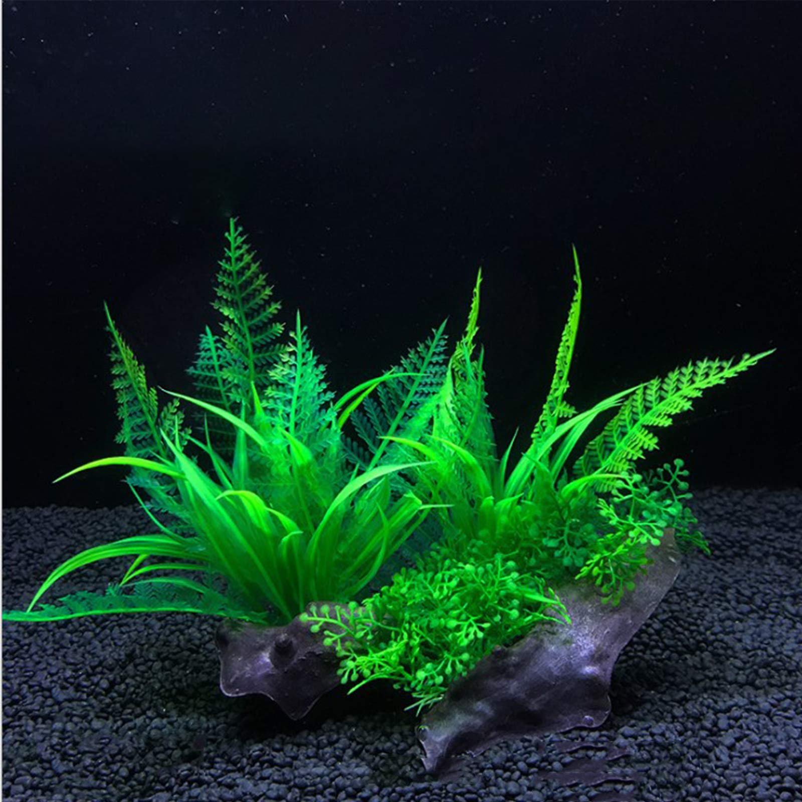 Lulullaby Dulau 2 Pcs Artificial Plastic Aquarium Plants Aquarium Decoration Accessory Aquarium Simulation Hydroponics Plants