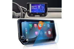 WEIPIN 10.5" Car Screen Protector 【Smooth as Silk】 for 2023 2024 Toyota RAV4 Accessories GPS Navigation Touchscreen 9H Hardness Tempered Glass Compatible with 2023 2024 RAV 4 - HD Clear
