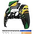 eXtremeRate Armor of Ragnarok Touchpad Front Top Shell Compatible with ps5 Controller BDM-010 020 030 040 050, DIY Replacement Shell Custom Touch Pad Cover Compatible with ps5 Controller