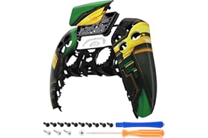 eXtremeRate Armor of Ragnarok Touchpad Front Housing Shell Compatible with ps5 Controller BDM-010 BDM-020 BDM-030 BDM-040, DIY Replacement Shell Custom Touch Pad Cover Compatible with ps5 Controller
