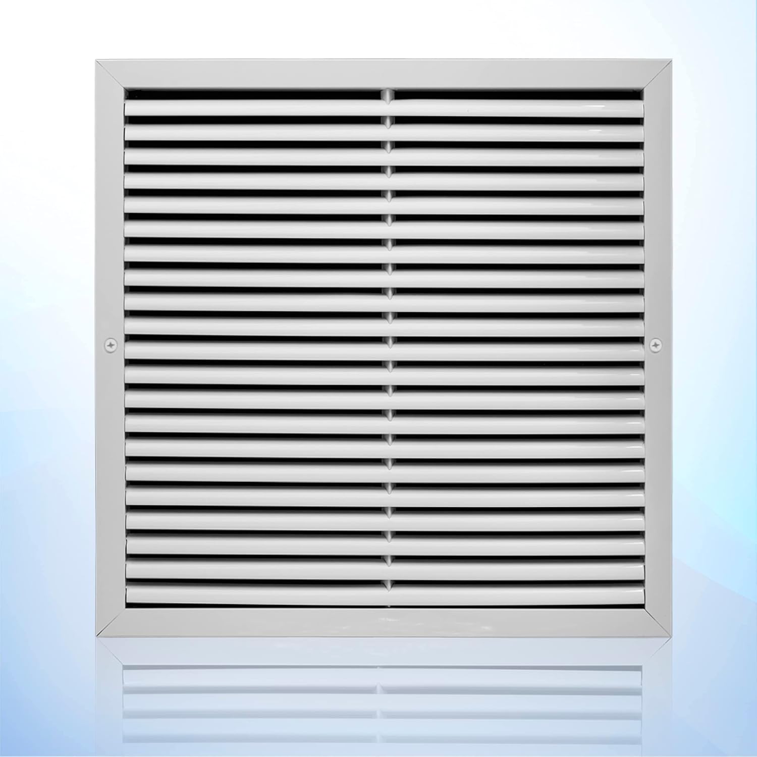 Registers, Grilles & Vents - 24x24 Aluminum Return Grille Vent Cover for HVAC Ceiling/Sidewall. Easy Air Flow. Gable Vents. Designed for air Extraction. (25.6x25.6