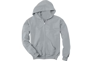Hanes Girls Hoodie, EcoSmart Girls' Full-Zip Hoodie, Cotton Hoodies for Girls, Fleece Zip Jackets