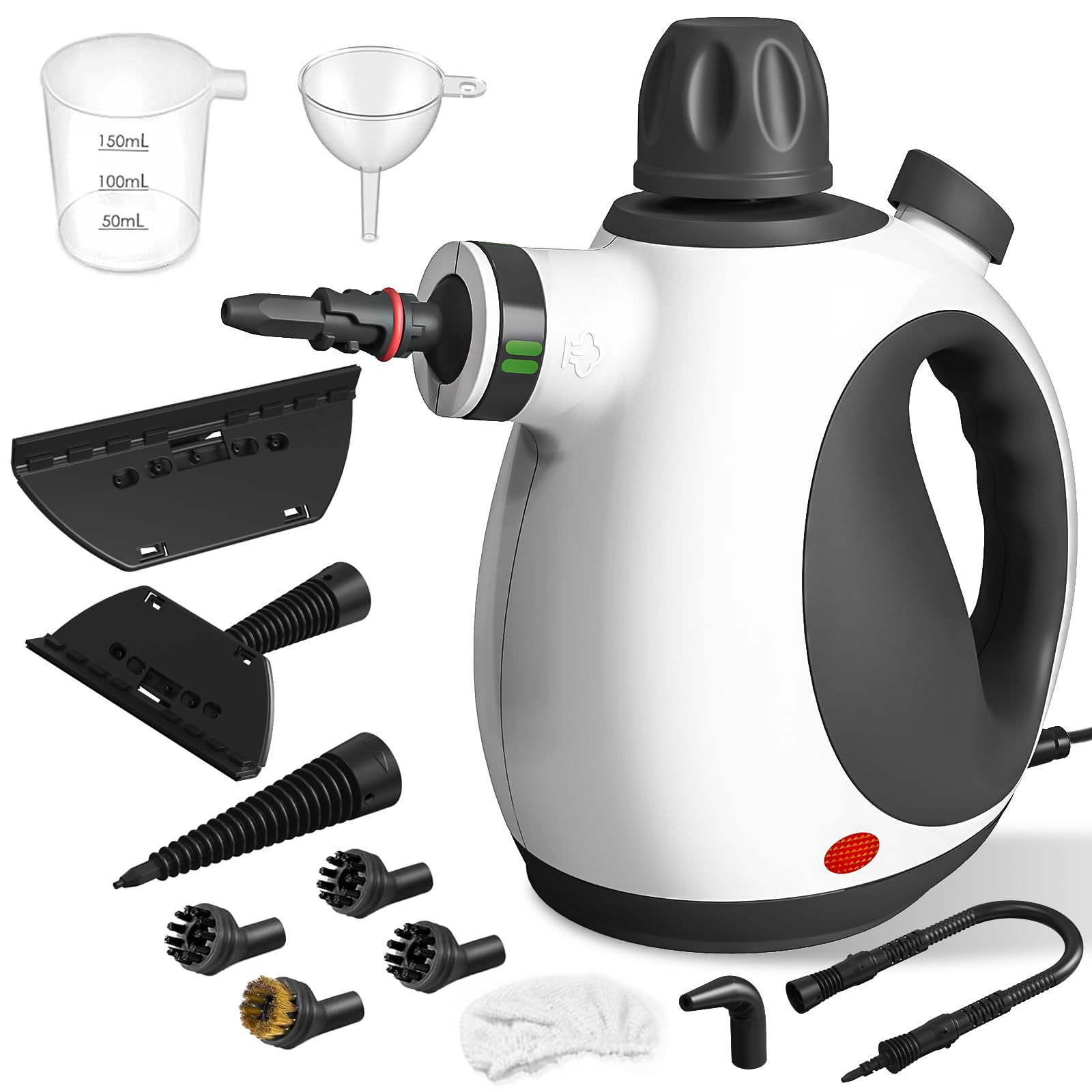 Photo 1 of ** sold as is, no refund/return** see comments!
Handheld Steam Cleaner, Pressurized Multi-Purpose Natural Steamer with 12 pcs Accessories, Steamer for Cleaning Car, Bathroom, Countertop, Upholstery, Shower, Couch, Tile Grout, Window, Grease