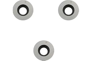 DL TOOLS DLtools 12mm(.472") Round Tungsten Carbide Insert Replacement Cutters,for Mini/Mid Finishers and Full/Pro Hollowers Wood Turning Tools (3pcs)