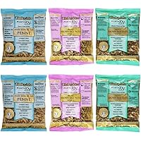 Tinkyada Organic Gluten-Free Brown Rice Pasta 3 Shape Variety Bundle: (2) Elbow Pasta, (2) Spirals Pasta, and (2) Penne Pasta