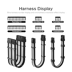ASIAHORSE 16AWG PSU Cable Extension Power