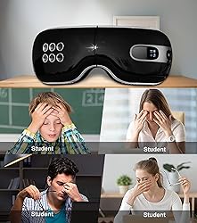 BOQUBOO Eye Massager with Heat and Cooling for