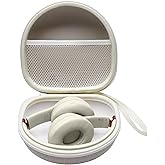 Headphone Case Compatible with Beats, Skullcandy, JBL, JLab, Monster Persona 3rd/5th/6th ANC, QearFun, Soundcore Q20/Q20i/Q30, BERIBES, TOZO, KVIDIO, Picun Foldable Headphones, Cream