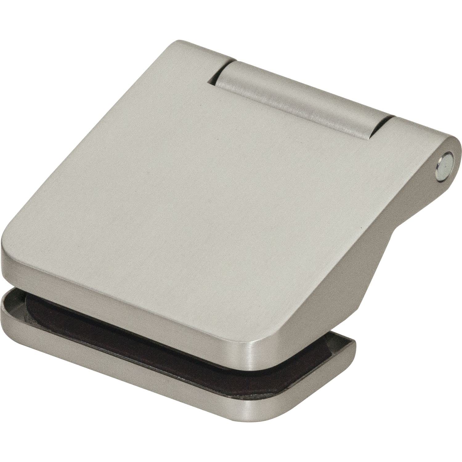 Dorma Glas Junior Office Door Hinge for Glass Doors Glass Thickness 8-10 mm Aluminium Stainless Steel Effect Pack of 2