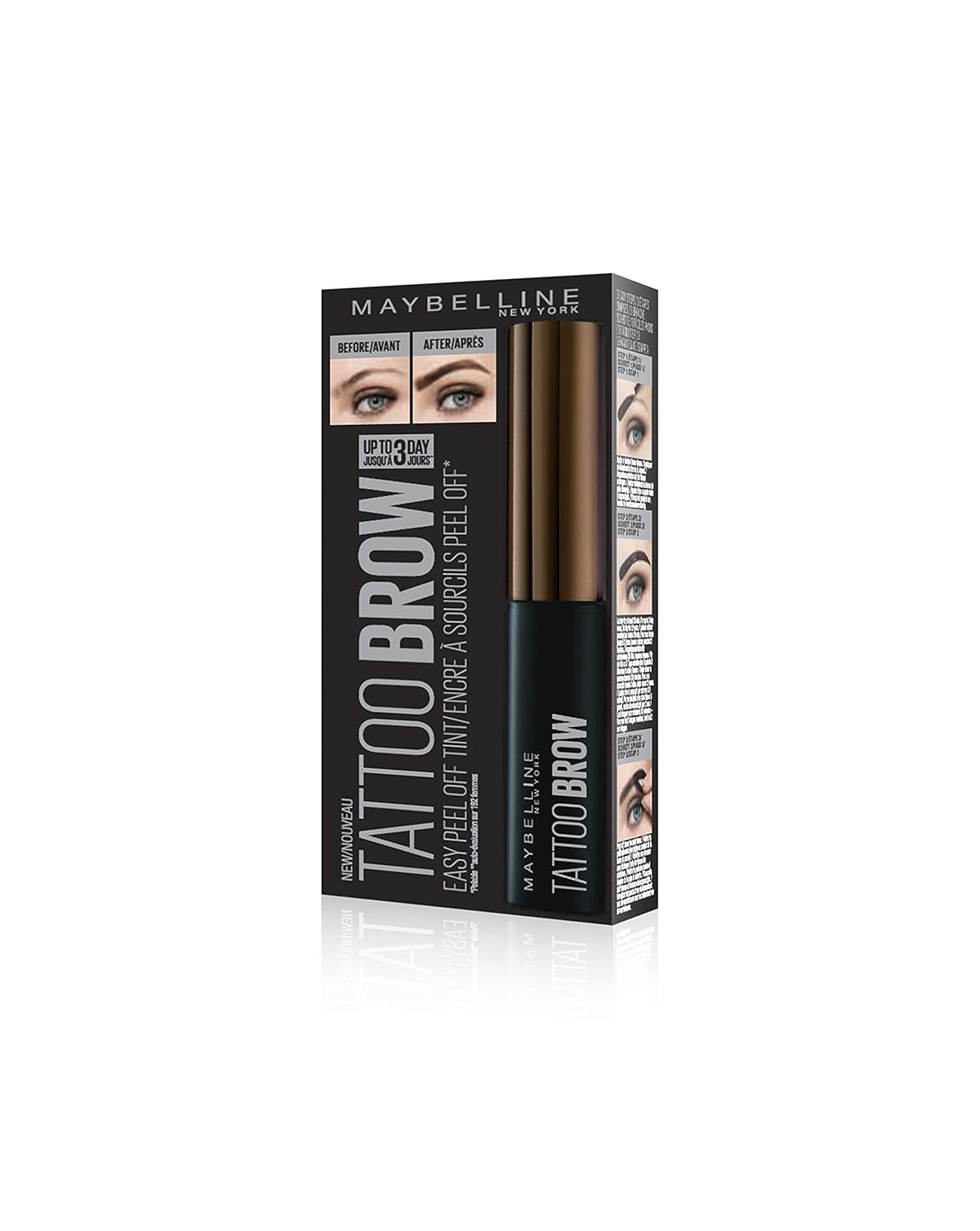 Maybelline Brow Tattoo Longlasting Tint, Dark Brown, 4.9 ml Amazon.co