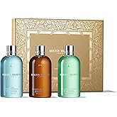 Molton Brown Woody & Aromatic Body Care Gift Set - Trio of 10 fl. oz. Luxury Scented Bath & Shower Gel, Body Wash Set