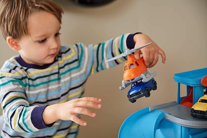 Green Toys 立体停车场玩具套装 5折.99 海淘转运到手约￥227