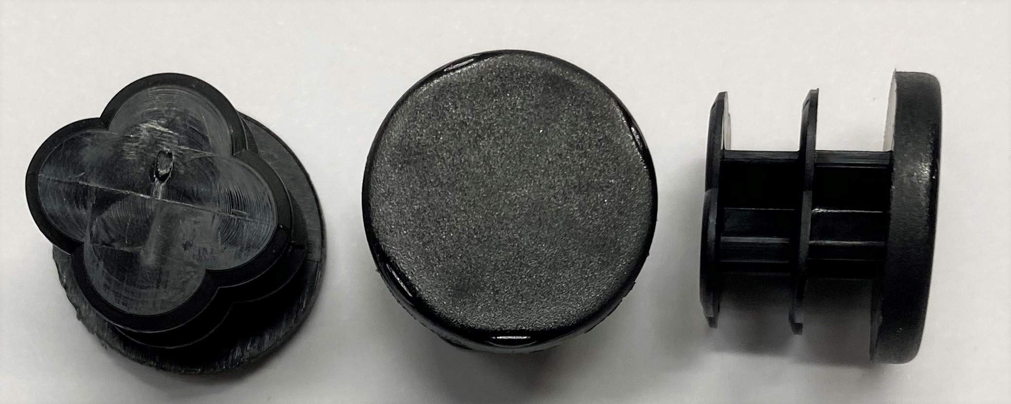 dexierp Protection Force 3/4" 19mm (Pack of 24) Round OD Tubing Plastic Insert Plug, Tubing Post End Cap, Chair Glide