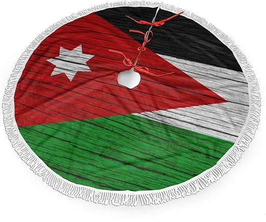 Amazon Com Jordan Wooden Texture Jordan National Flag Christmas