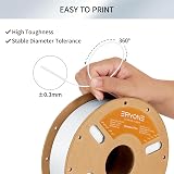 ERYONE PLA Filament 1.75mm 1kg Cool White High Dimensional Accuracy ±0.03mm view 4