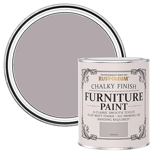Rust-Oleum Purple Upcycled Furniture Paint in Chalky Finish - Babushka 750ml
