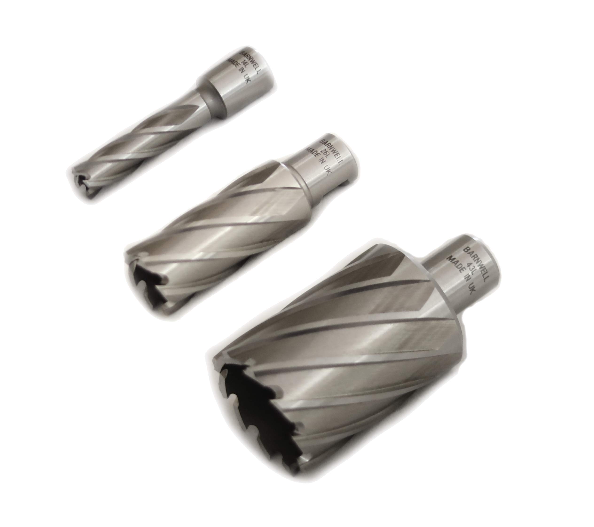 Barnwell Long Annular HSS Broach Hole Bit Cutter For Mag Drill Rotabroach (25mm)