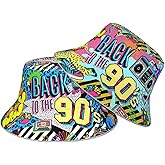Bucket Hat Beach Summer Sun Hat Reversible Fisherman Hats Double Sided Wearing for Women Men