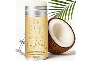 FYN Beauty Hair Wax Stick - Slick Back Hair Products - Edge Control - Hair Accessories for Women & Kids - Fly Away Stick for Hair - Bun Maker & Braiding Gel - Dance Recital Gifts for Girls- 2.7 Fl Oz