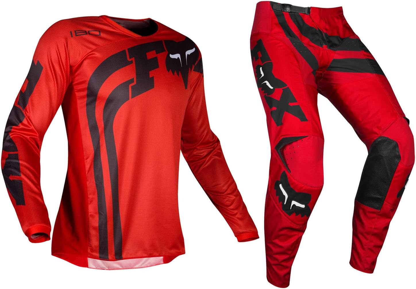 2019 Fox 180 Motocross Mx Pants Jersey - Cota Red