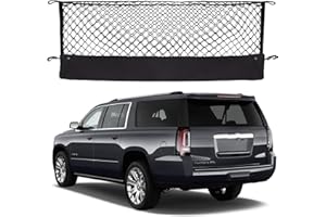 HACYIKEE Envelope Style Cargo Net Compatible with Chevrolet Chevy Suburban, Cadillac Escalade GMC Yukon XL Denali SLE SLT AT4 New 2025 2024 2023 2022 2021 2020 2019-2015 Trunk Car Rear Tailgate Netting