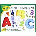 Crayola Alphabet Pad, Tracing Worksheets, 30 Pages, White, 10 x 8 Inches