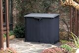 Keter Store it Out Nova Garden Storage Shed 32 x 71.5 x 113.5 cm Dark Grey view 9