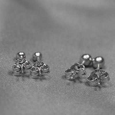 Buy 6 Pairs 12pcs Butterfly Sterling Silver Earring Backs For Studs Secure Baby Earing Backs Replacements Hypoallergenic Non Slip Earring Backings Stoppers For Posts For Toddler White Gold 2 Sizes S L Online In Senegal B08nfvg7gt