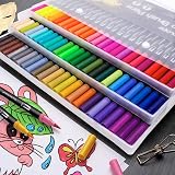 Laconile 72 Colours Dual Tip Brush Pens Brush Markers view 2