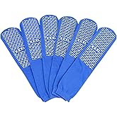 MAAS GLOBAL INC Slip Stop Safety Single Tread Slipper Socks | Non-Slip, Non-Skid Gripper Socks (3 Pair)