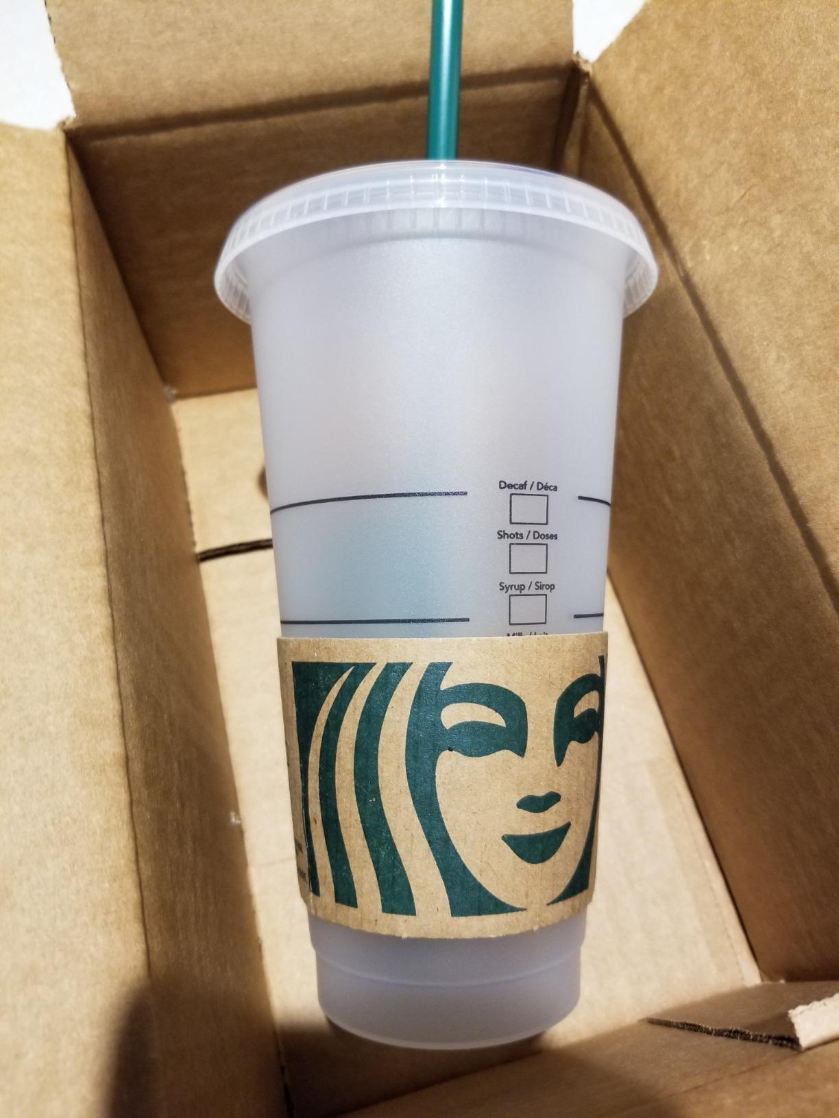 4/mo Finance Starbucks Reusable Venti 24 fl oz Frosted Ice Cold