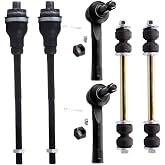 ECCPP Suspension Kit Tie Rod End For Chevy Silverado 1500 Suburban 1500 | 6pcs Sway Bar End Link For Cadillac Escalade For GMC Sierra 1500 Yukon Tahoe