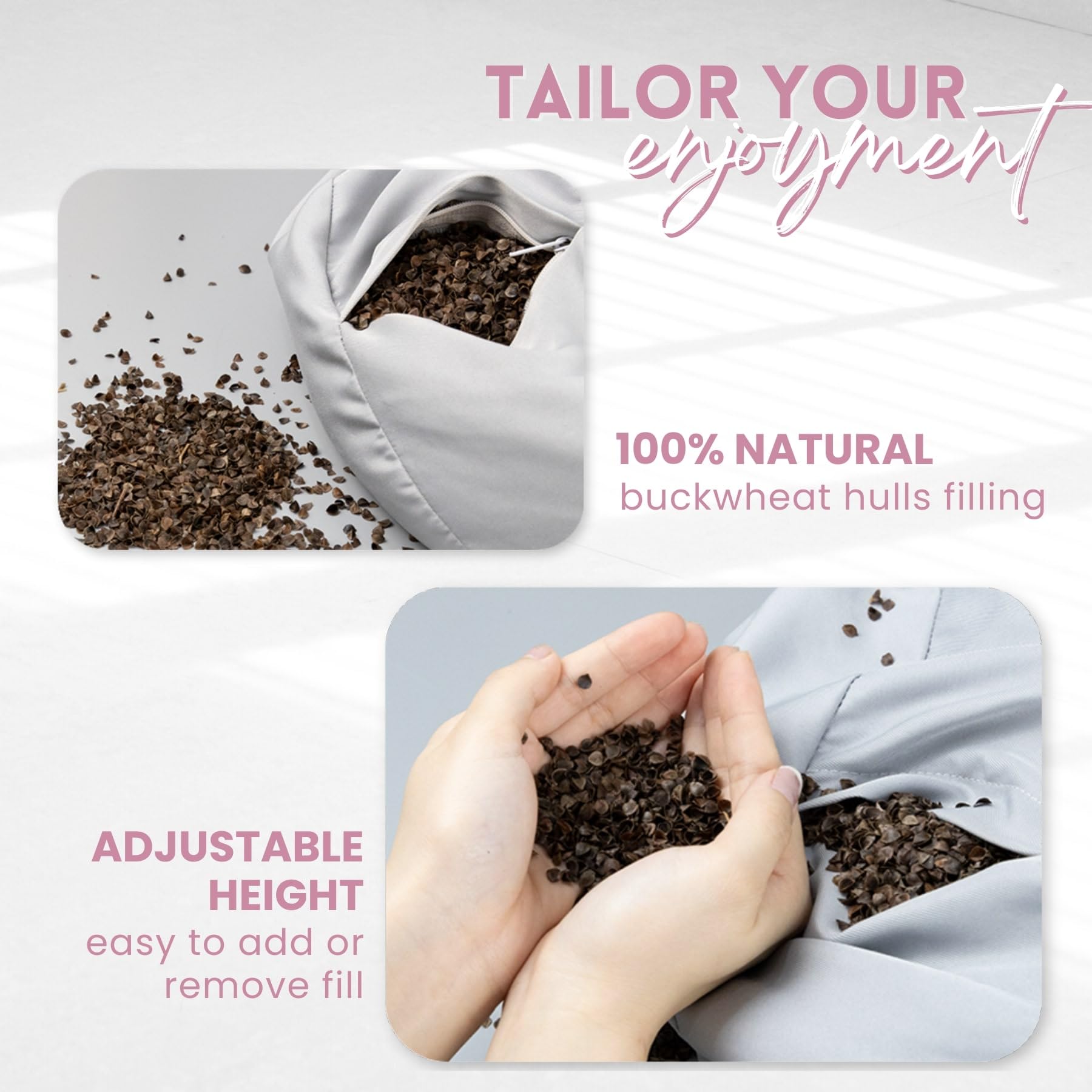 Yes4All Meditation Cushion, Floor Pillow Foam Zafu Buckwheat, Mandala Pattern Yoga Meditation Bolster Pillows, Floor Cushions - Image 4