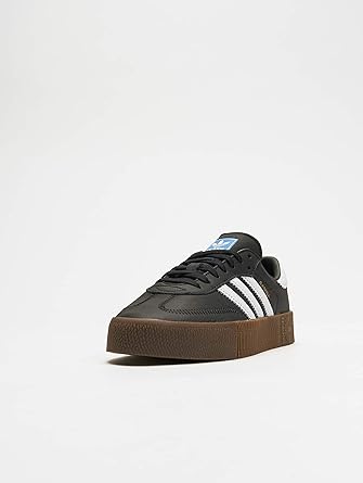 adidas sambarose black suede