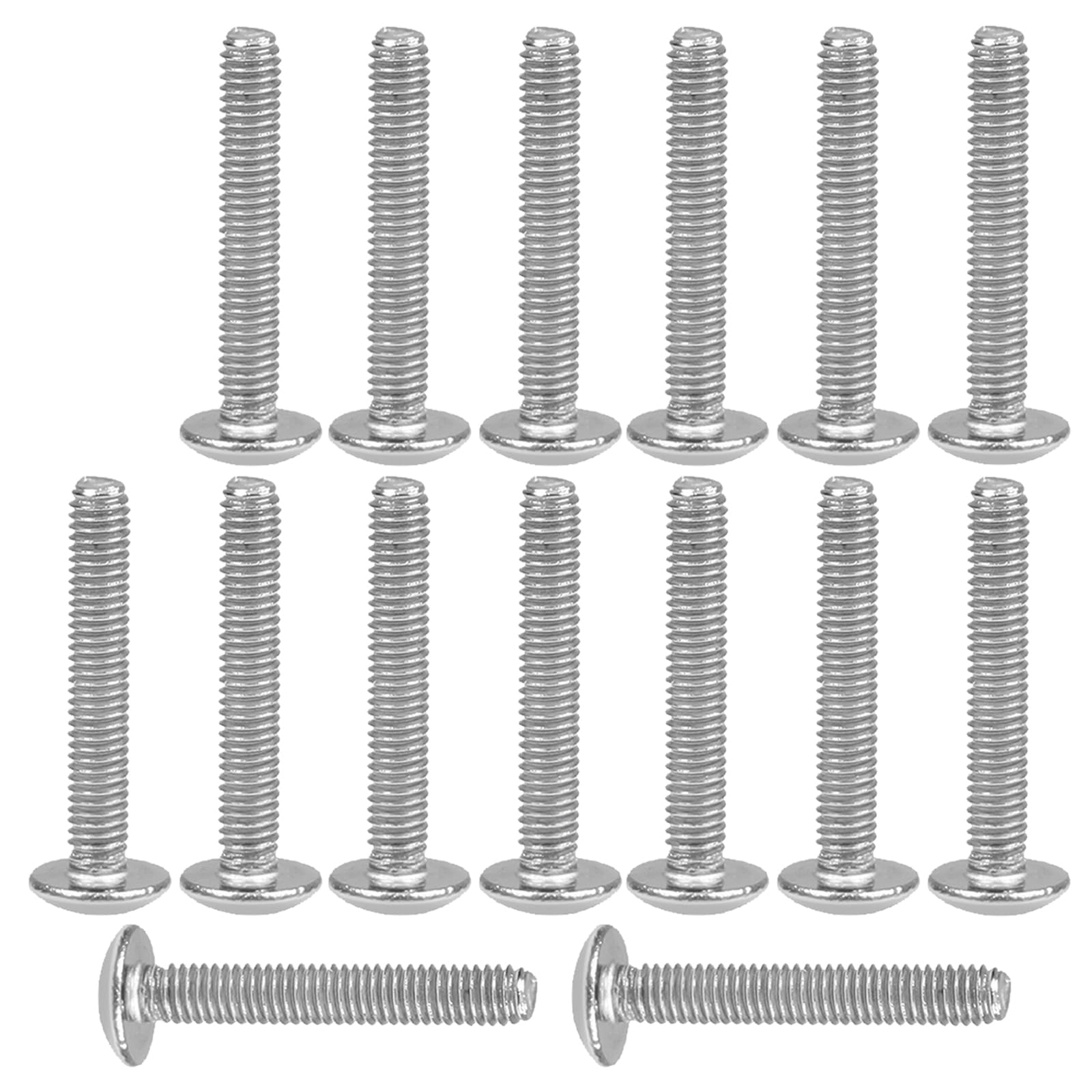 MroMax 15Pcs M4 x 25mm Truss Head Phillips Machine