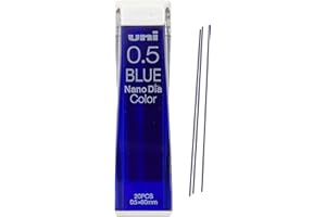 三菱鉛筆 Uni Color Mechanical Pencil 0.5mm Lead, Nanodia, Blue, 0.5mm Lead.5 Mm [Blue] Core 202NDC. 33