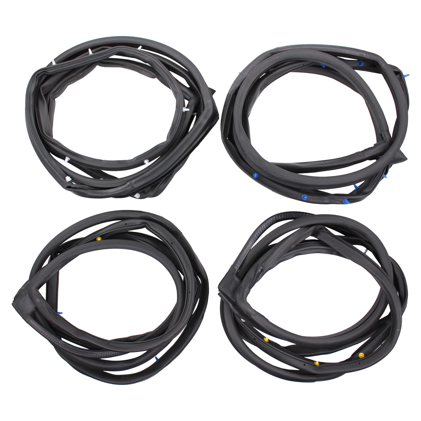 Photo 1 of ApplianPar Front and Rear Door Rubber Seal Gasket Weatherstrip Molding for Honda Civic Sedan 2006-2011