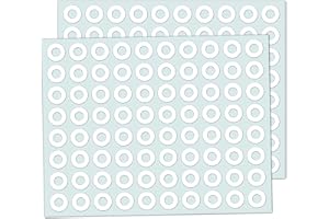 TOWNSTIX 4000 Pack - Paper Hole Reinforcement Stickers - 0.25", White