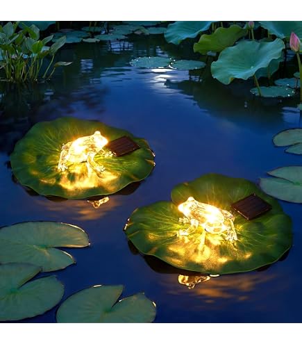 Floating Solar Pond Lights – Flower-Shaped Waterproof LED Lanterns For Pool, Lake, Garden & Patio