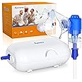 Eyenurse Nebulizer for Adults& Kids, Nebulizer Machine Quiet Nebulizer for Breathing with Mouthpiece & 2Masks, Nebulizer System with Tubing Kit for Home Use