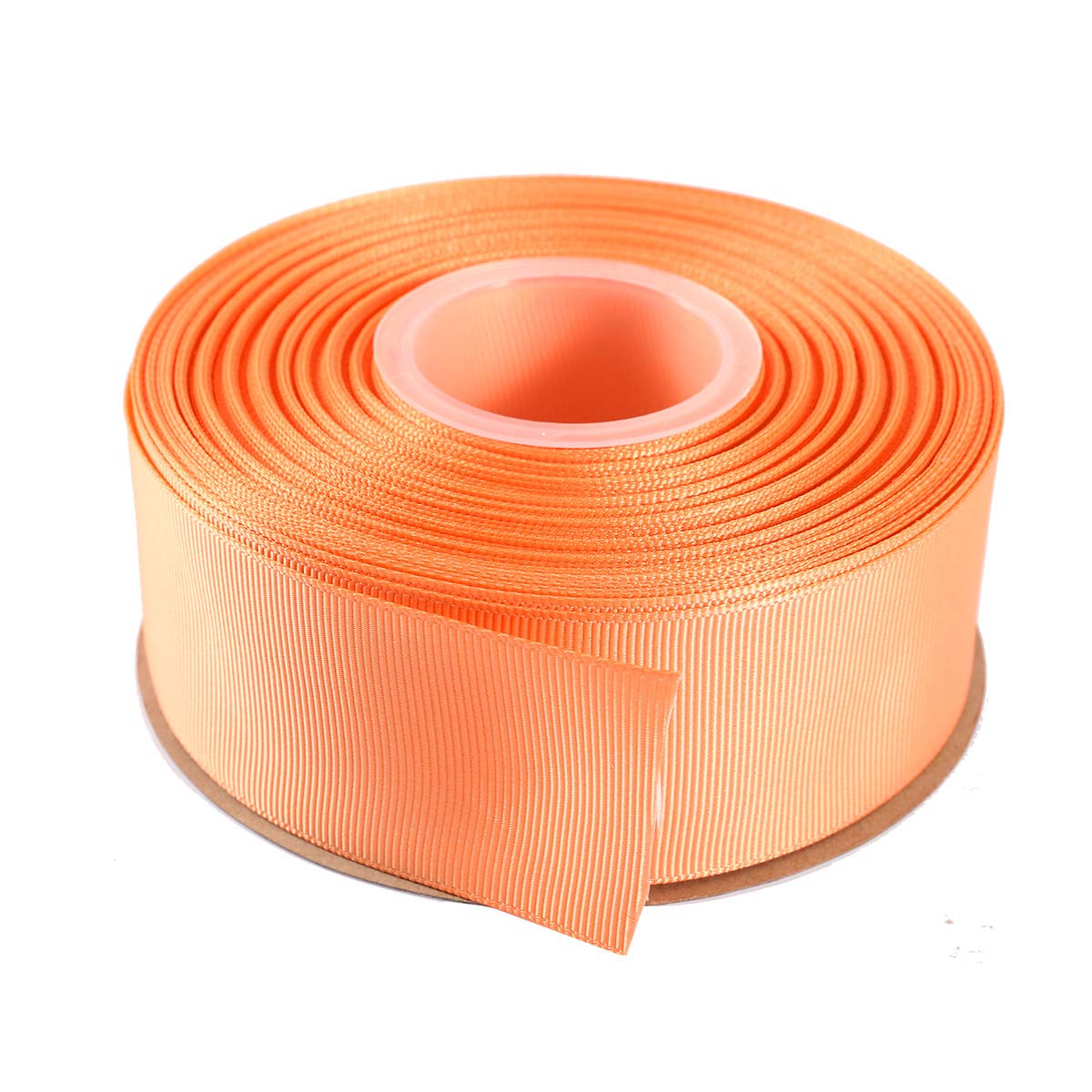 ITIsparkle 38mm Grosgrain Ribbon 22 Meters-Roll Set for Gift Wrapping Cake Decoration Party Favor Hair Braids Hair Bow Baby Shower Decoration Floral Arrangement Craft Supplies, Peach Ribbon โ image 1