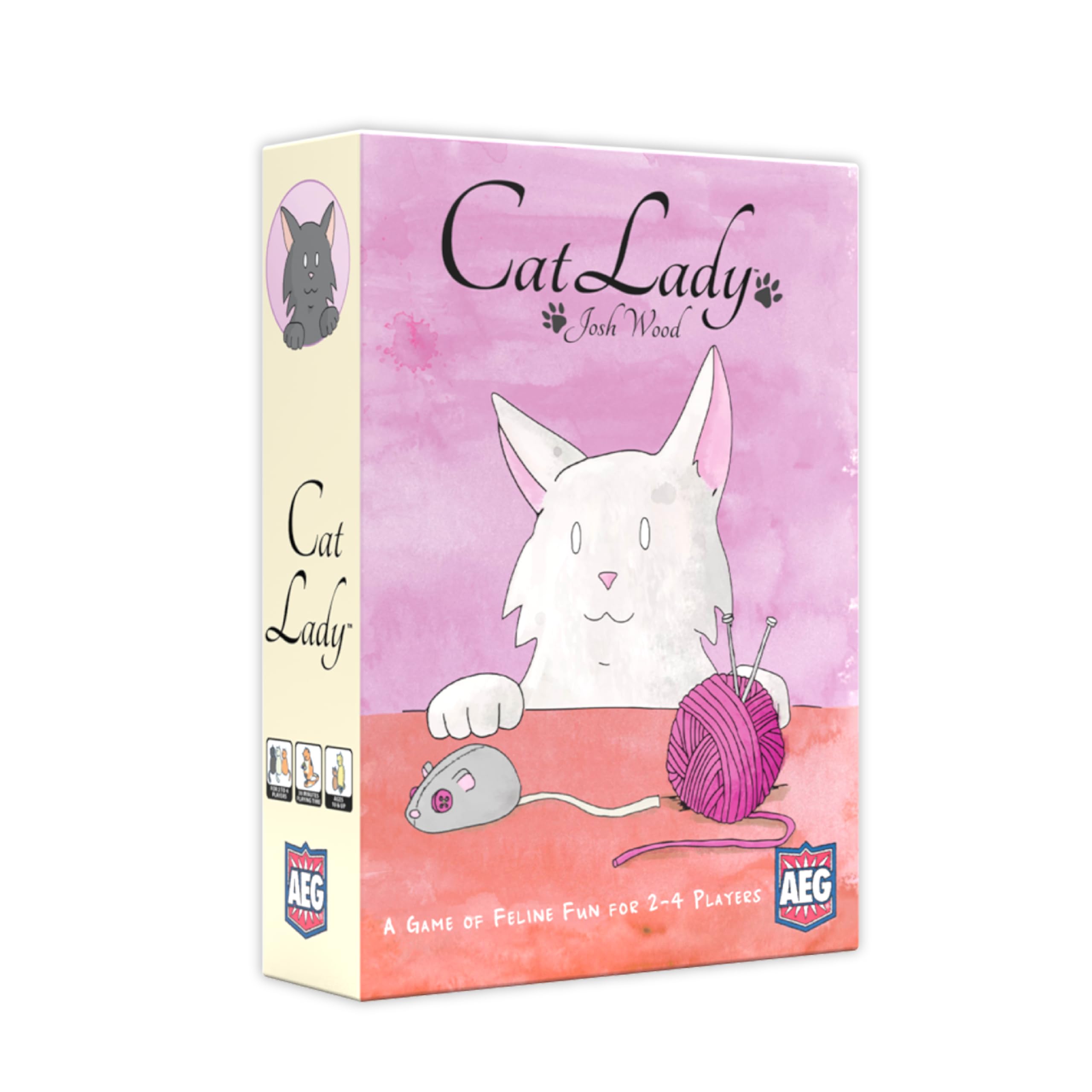 AEG Cat Lady Board Game | Collect Toys and Rescue Cats | Family Card Drafting Game for 2-4 Players | Ages 10+ | Easy to Learn & Plays in 30 Minutes
