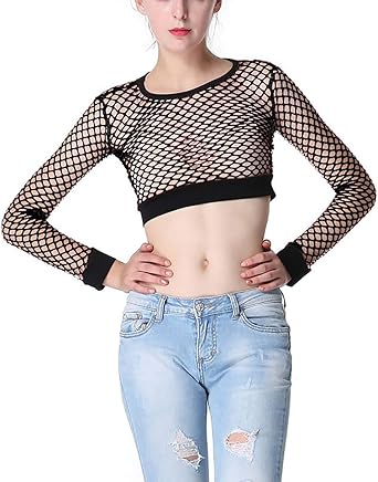 fishnet top amazon