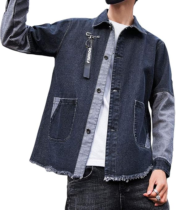 Amazon Co Jp チーアン ｔｉａｎｎ デニムジャケット メンズ ｇジャン ジャンパー Ma 1ジャケット フライトジャケット ブルゾン 春 秋 冬 大きいサイズ 服 ファッション小物