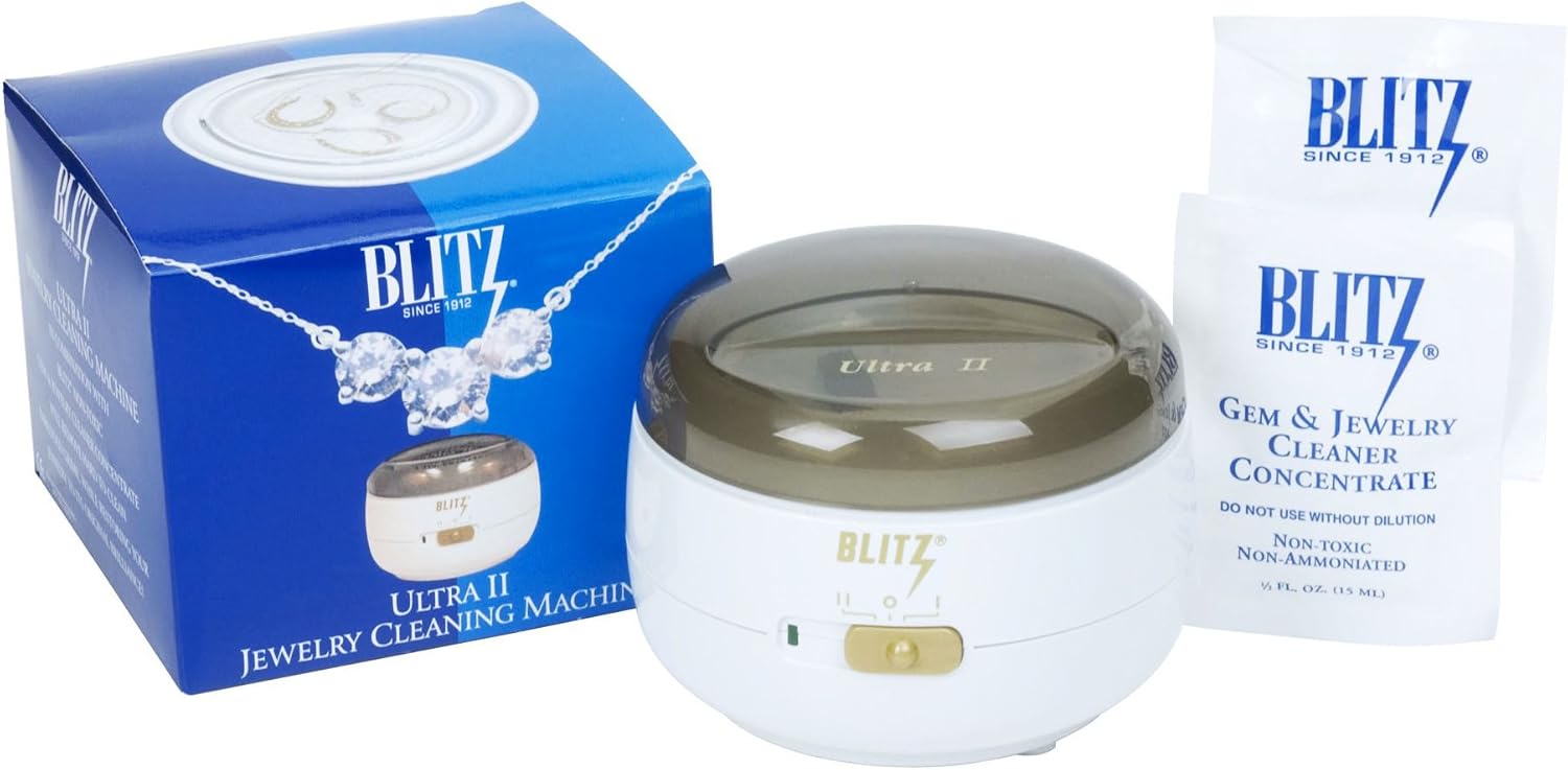 New Blitz Ultra II Ultrasonic Cleaner Jewellery Cleaning Machine