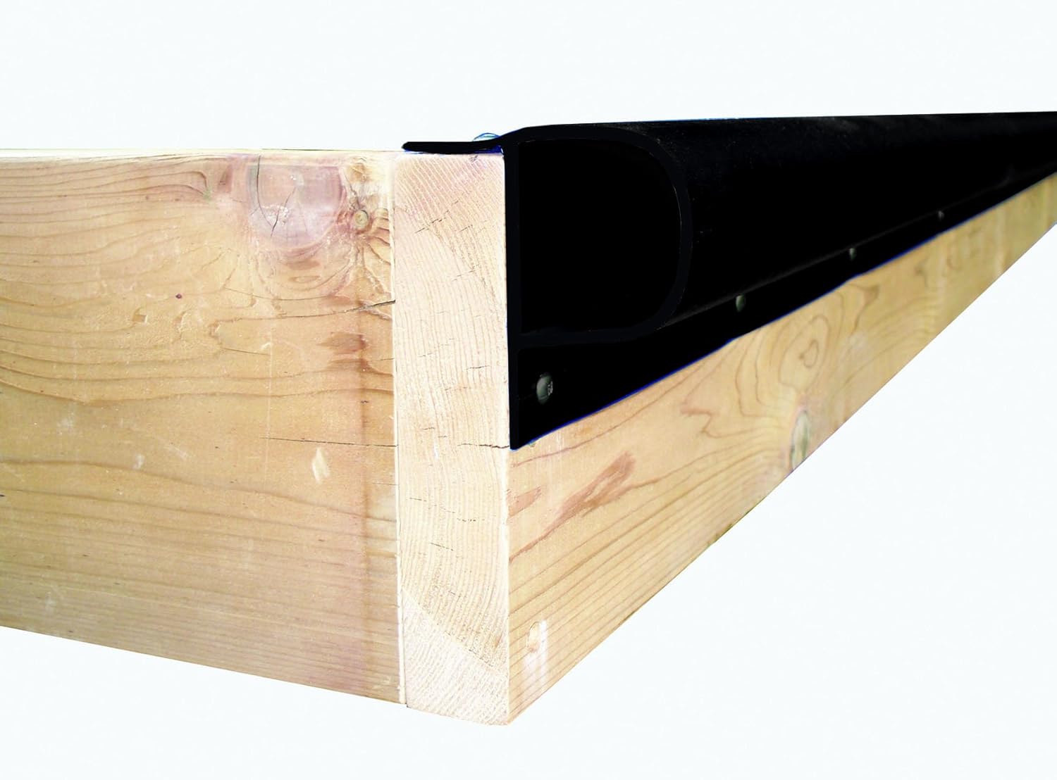 Dock Edge + Inc. Premium PVC Single P Dock Bumper Profile, 48Feet