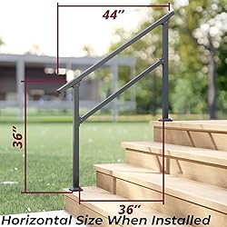 CR Fence & Rail Hand Rails for Outdoor Steps, 4