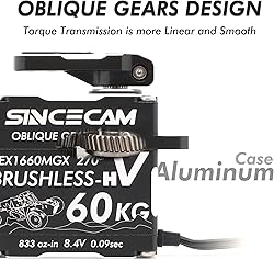 Sincecam 60kg High Torque Servo Waterproof Digital