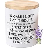 BFJLIFE Candles Gifts for Her Funny Novelty Unique Valentines Mothers Day Anniversary Birthday Christmas Gifts for Her Girlfriend Wife Women Stocking Stuffers Lavender Scented Soy Candle