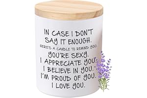 BFJLIFE Candles Gifts for Her Funny Novelty Unique Valentines Mothers Day Anniversary Birthday Christmas Gifts for Girlfriend Wife Stocking Stuffers Lavender Scented Soy Candle